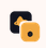 Extension icon with an amber dot in the corner.